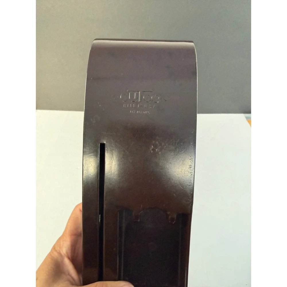 Cutco Vintage Wall Mount Knife Holder Brown Plastic Cutlery Storage Made in USA